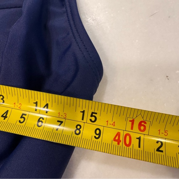 CUPSHE Women’s Blue One Piece Swimsuit Tummy Control NWT Size L - Picture 8 of 11